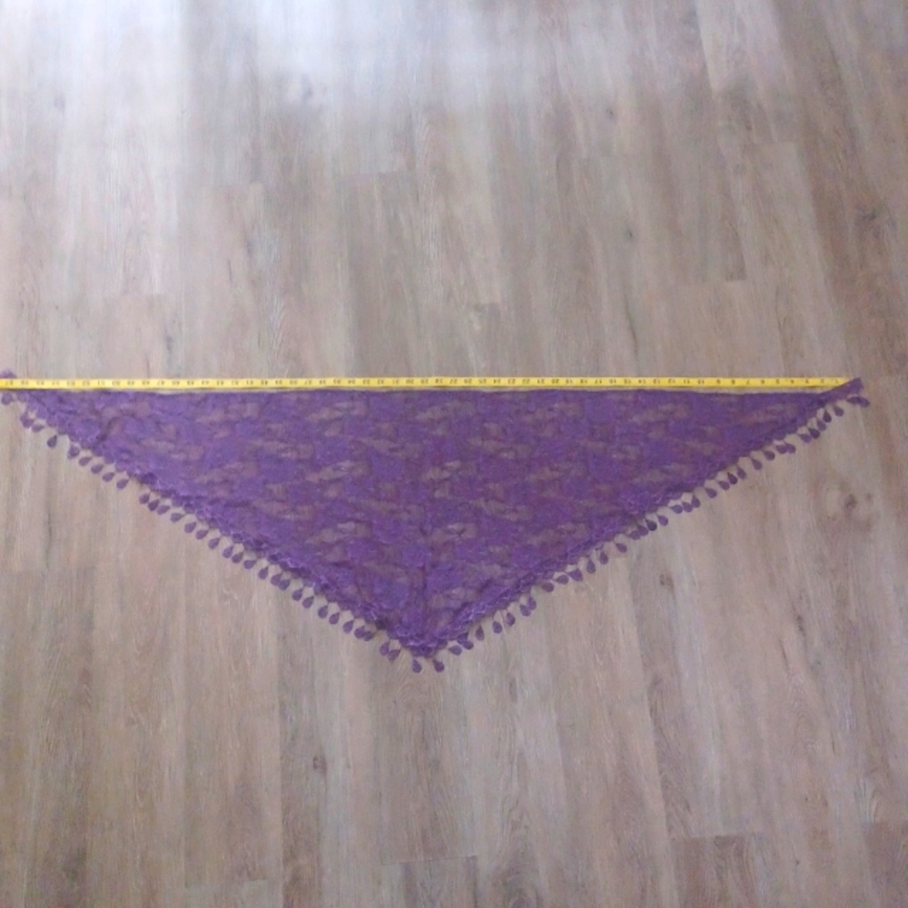 Purple scarf